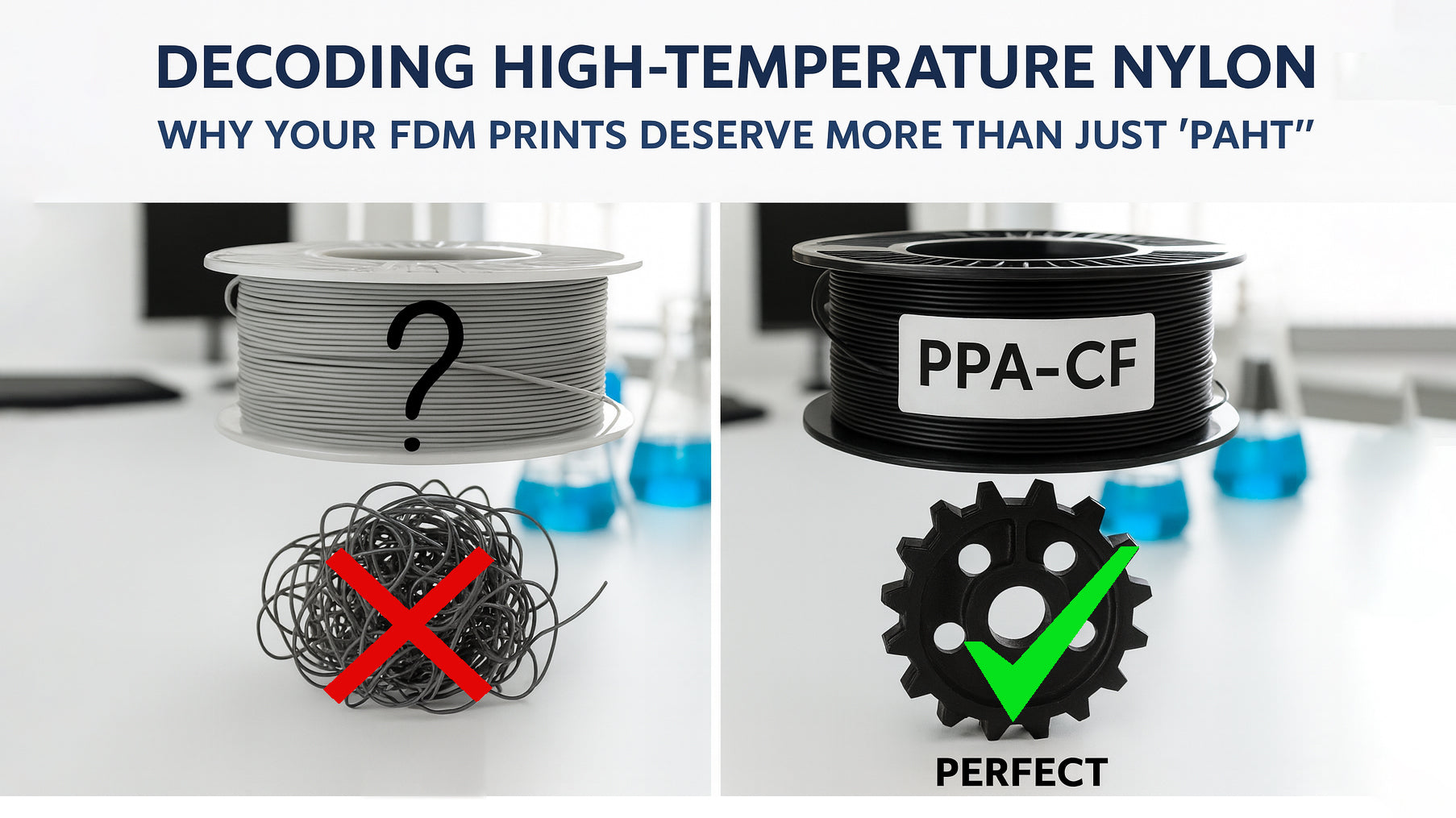 Decoding High-Temperature Nylon: Why Your FDM Prints Deserve More Than Just "PAHT"