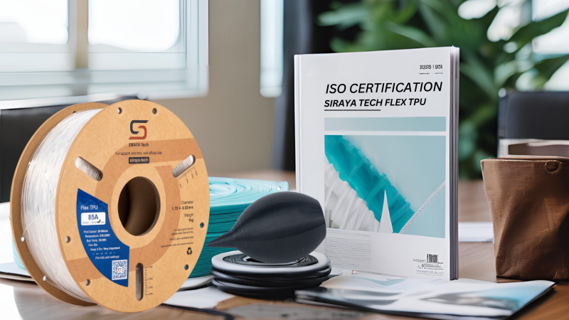 Siraya Tech Flex TPU Filaments Achieve ISO Biocompatibility Certification