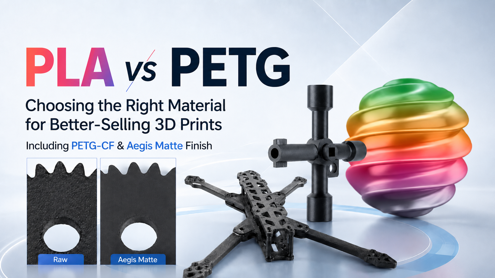 PLA vs PETG for Selling 3D Prints: Which Filament Helps You Build Better Products?