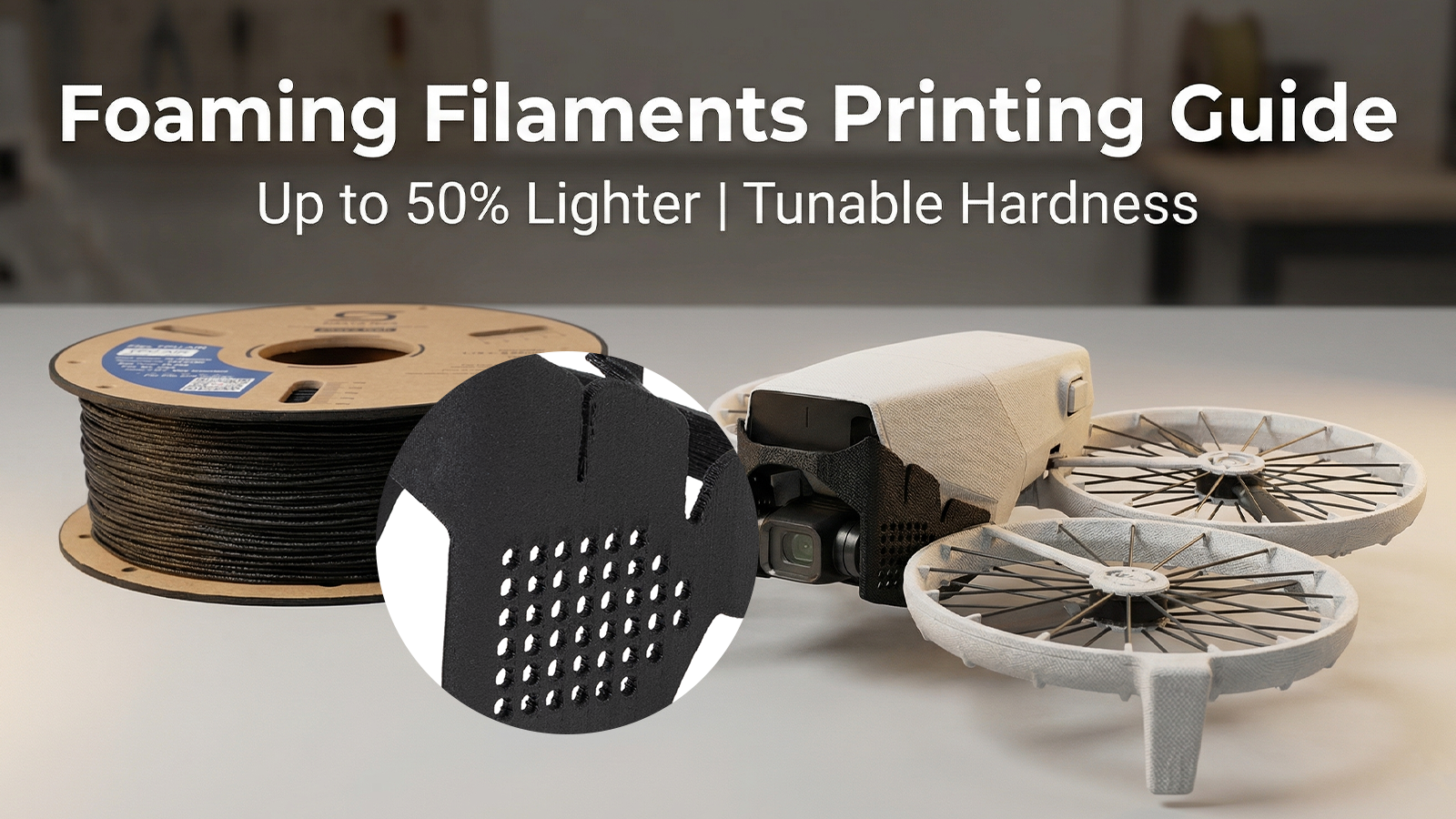 The Ultimate Guide to 3D Printing with Foaming Filaments: TPU, PLA, and Beyond
