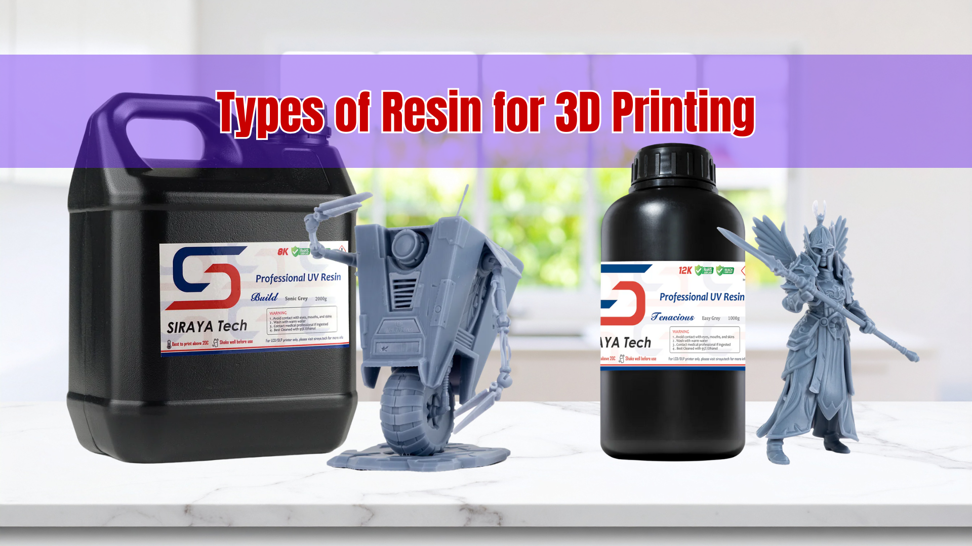 Types of Resin for 3D Printing