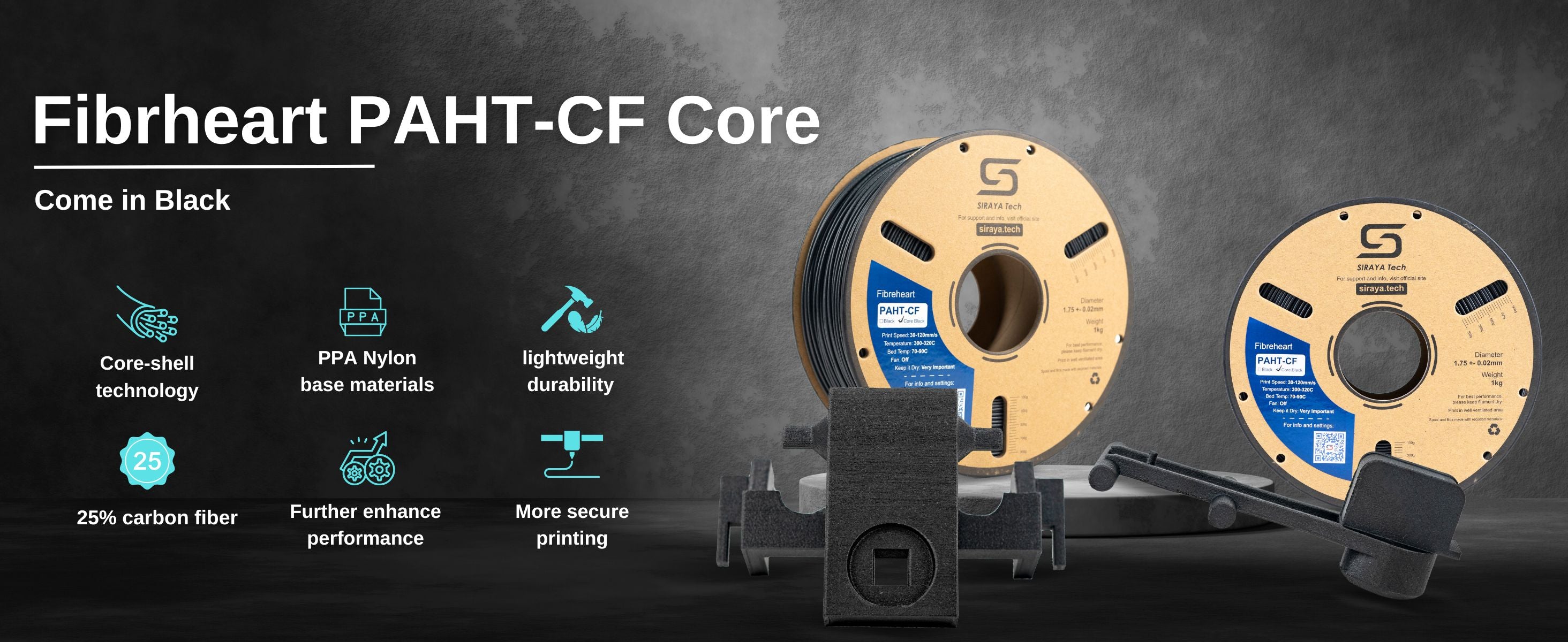 ppa-cf paht-cf core filament for fdm printing