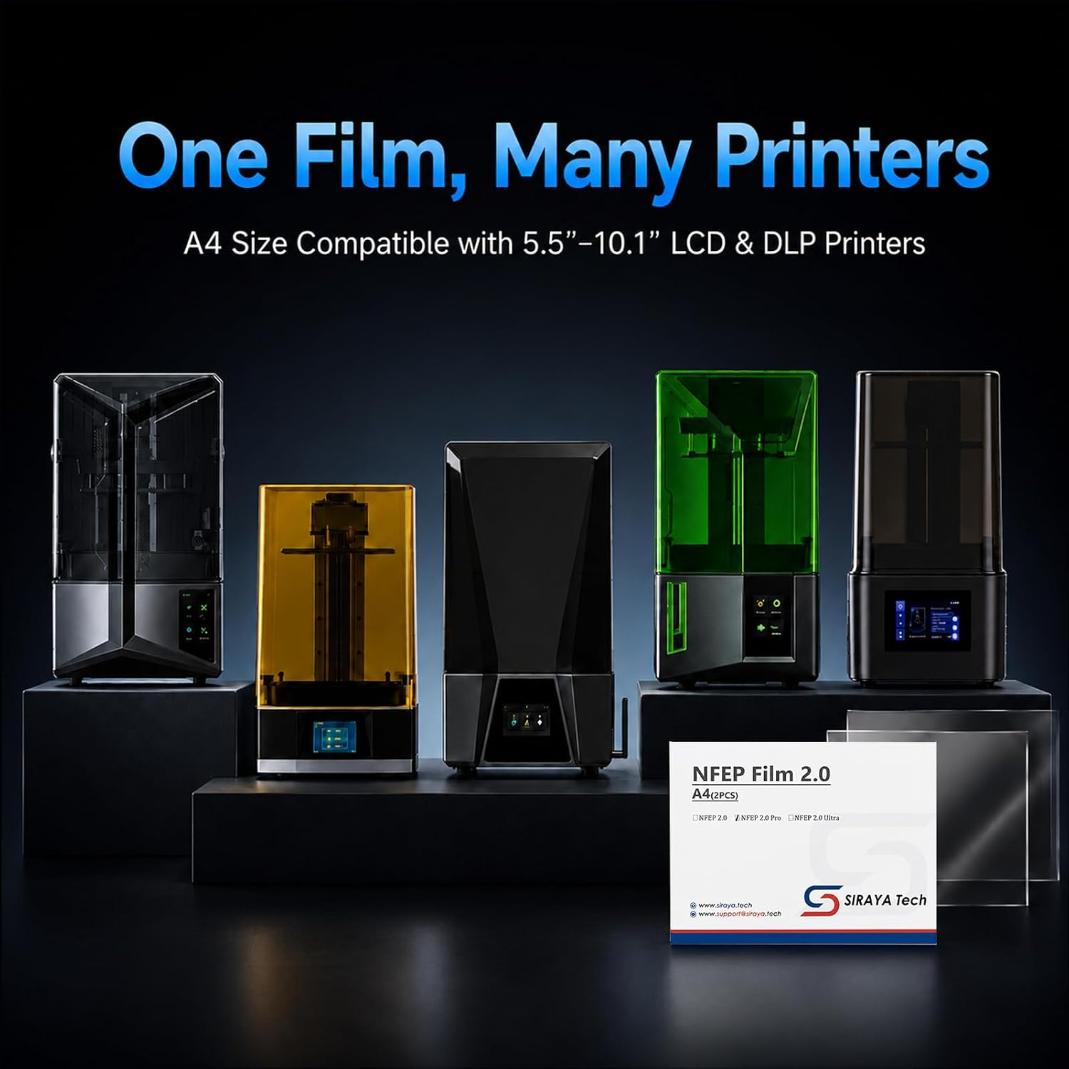 Siraya Tech NFEP 2.0 Pro Film - A4 Size (2 Pcs)