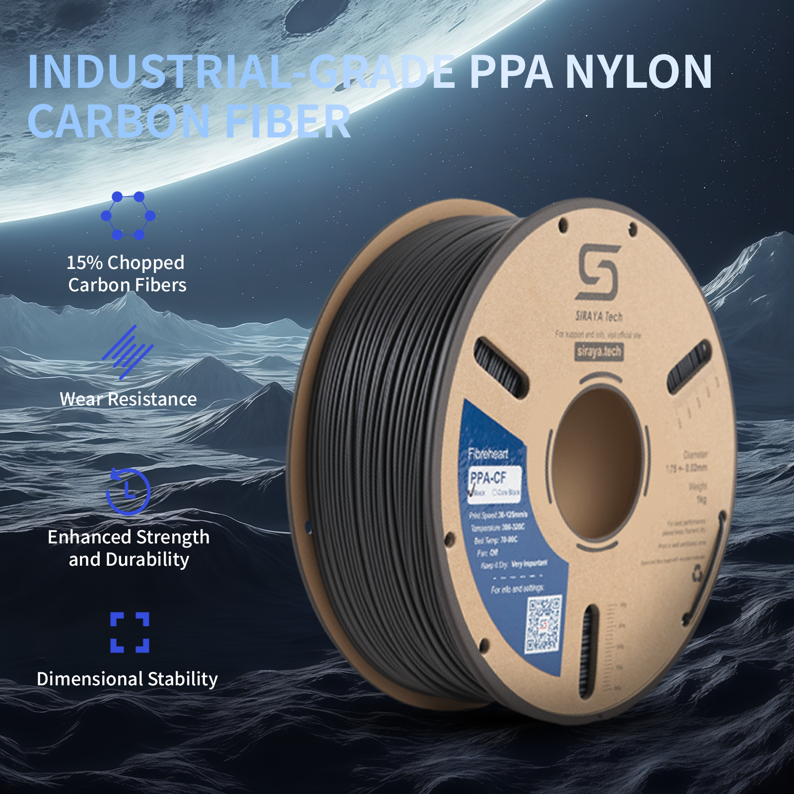 Fibreheart™ PPA-CF Filament