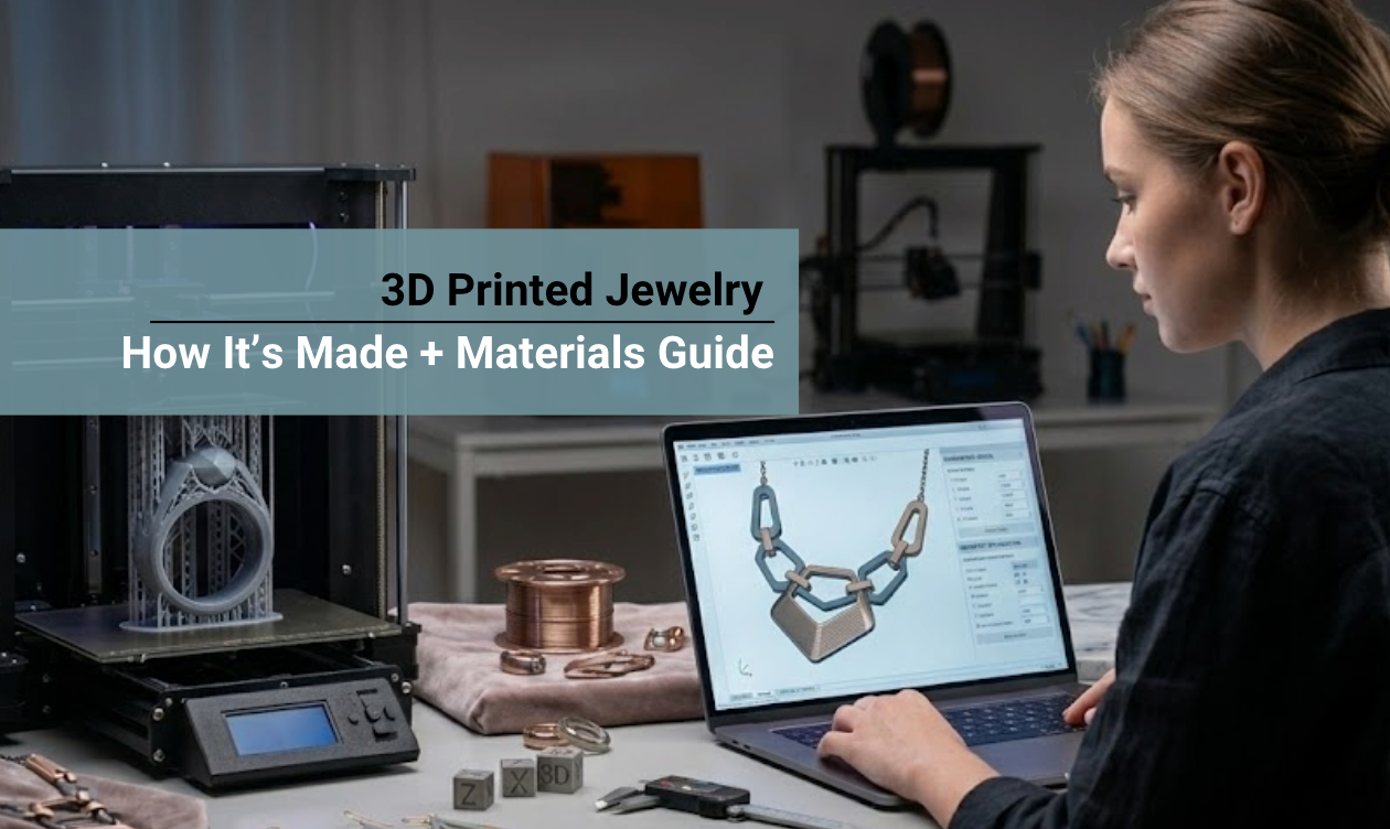 3D Printed Jewelry: How It’s Made + Materials Guide