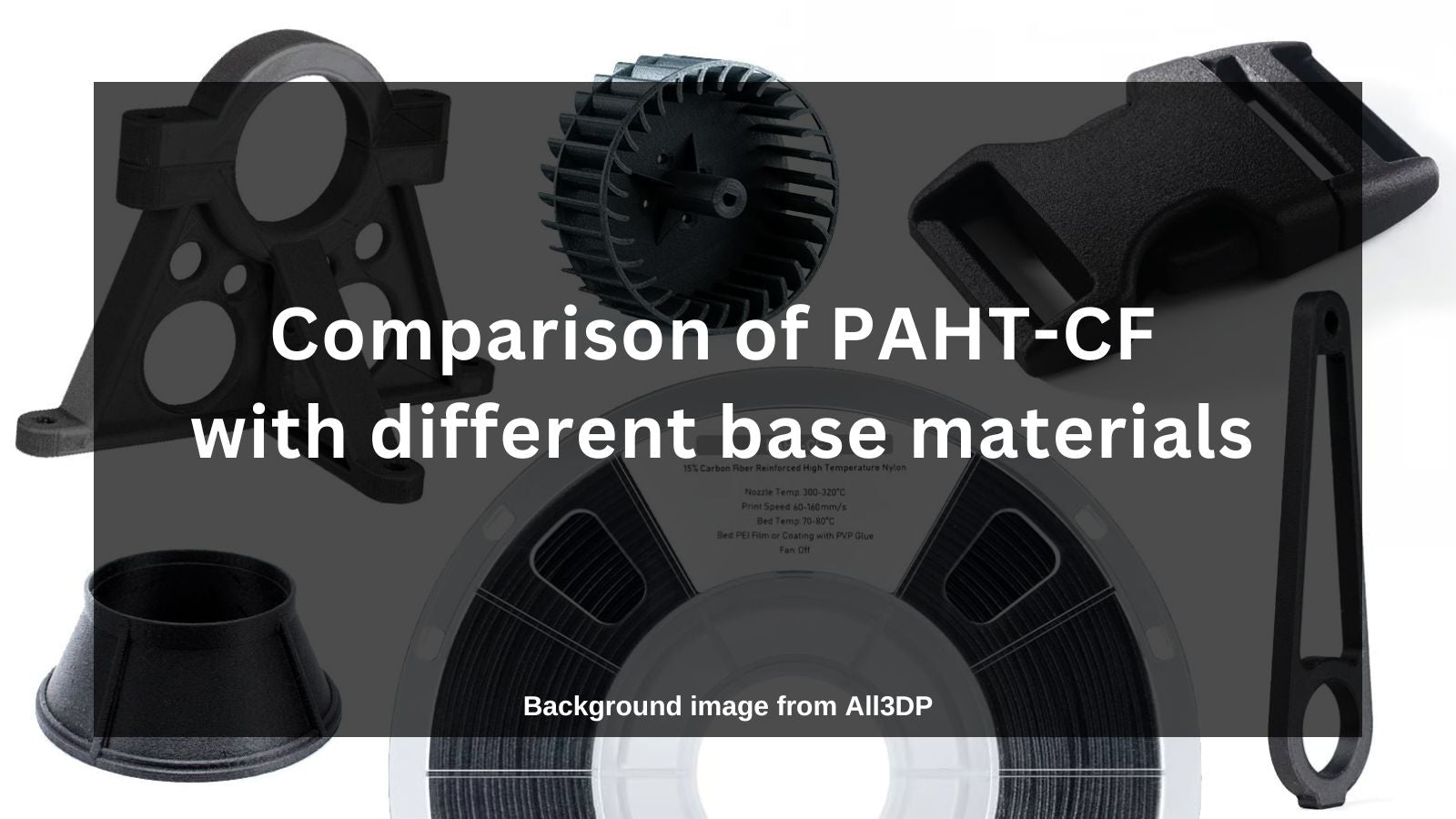 Follow All3DP to explore PAHT-CF Filament: A High-Performance Material for 3D Printing