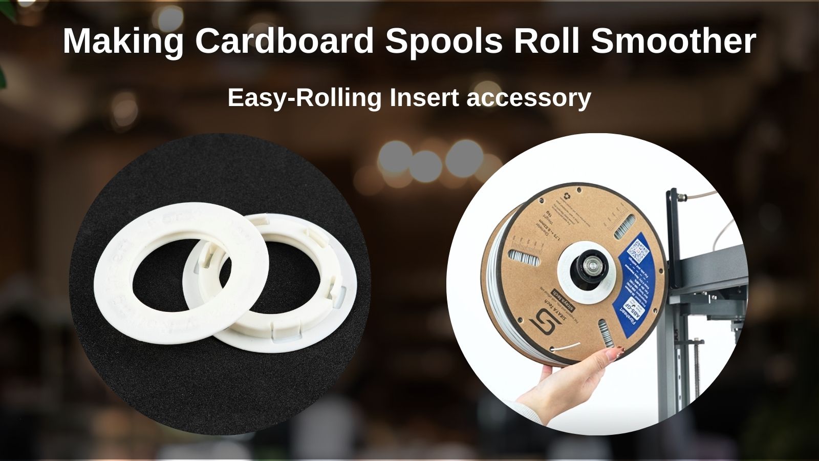 Making Siraya Tech 3d printing filament Cardboard Spools Roll Smoother: Guenther’s Easy-Rolling Insert Introduction