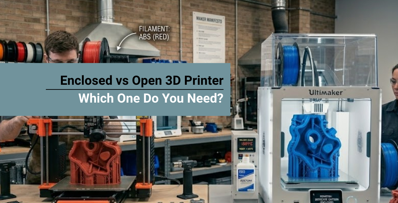 Enclosed vs Open 3D Printer
