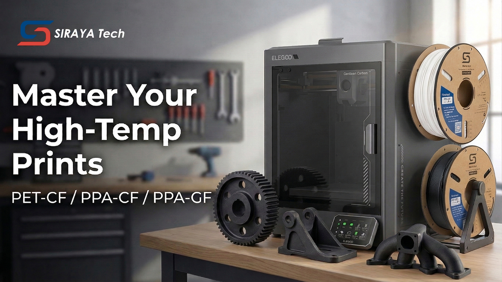 Master Your High-Temp Prints: The Ultimate Temperature Guide for Siraya Tech PET-CF and PPA-CF