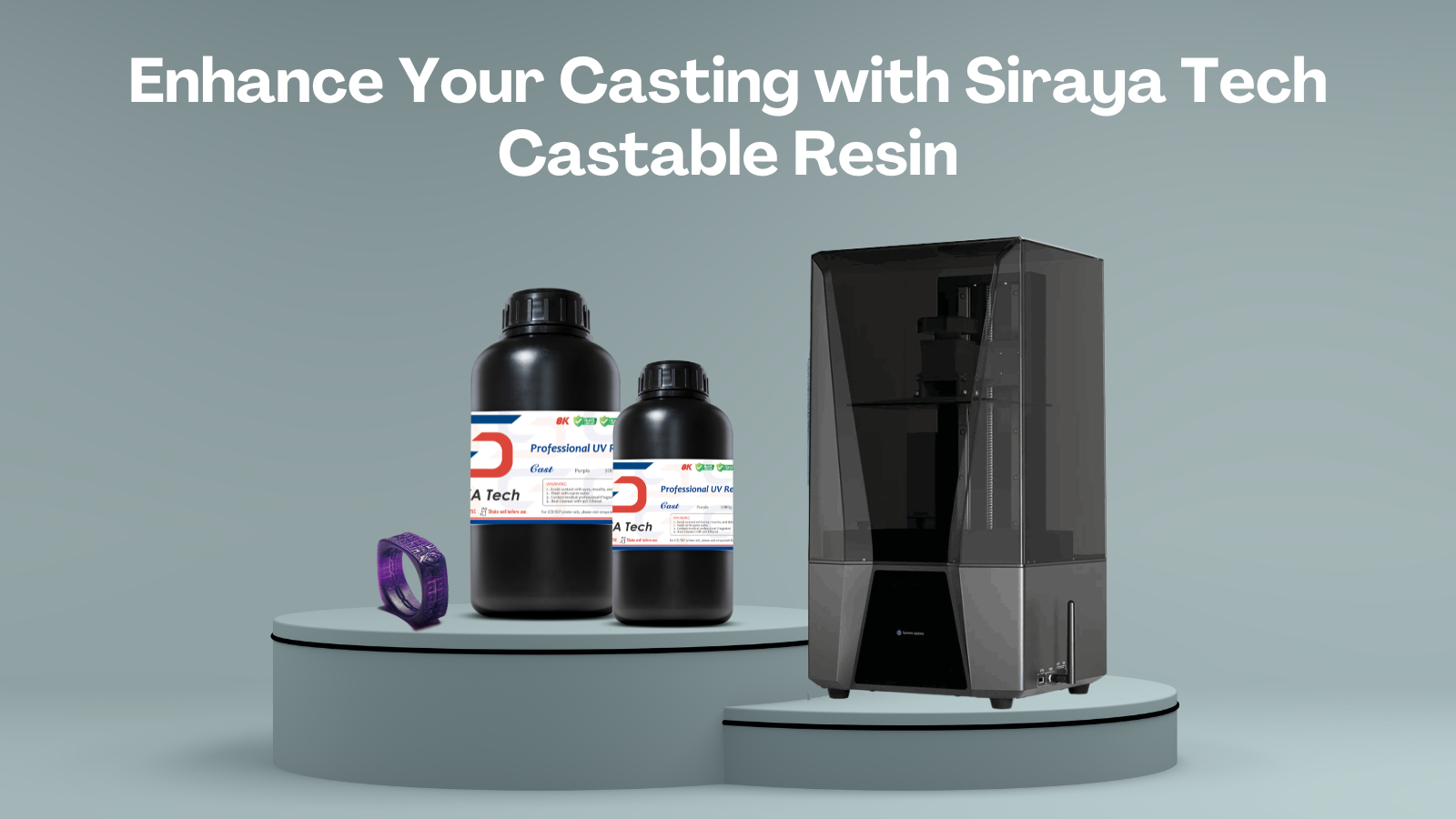 elegoo saturn 3 ultra and siraya tech castable resin