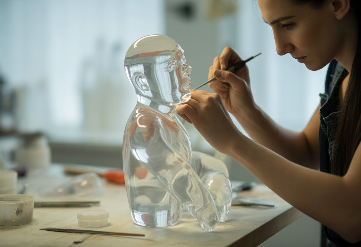 sculpting with resin