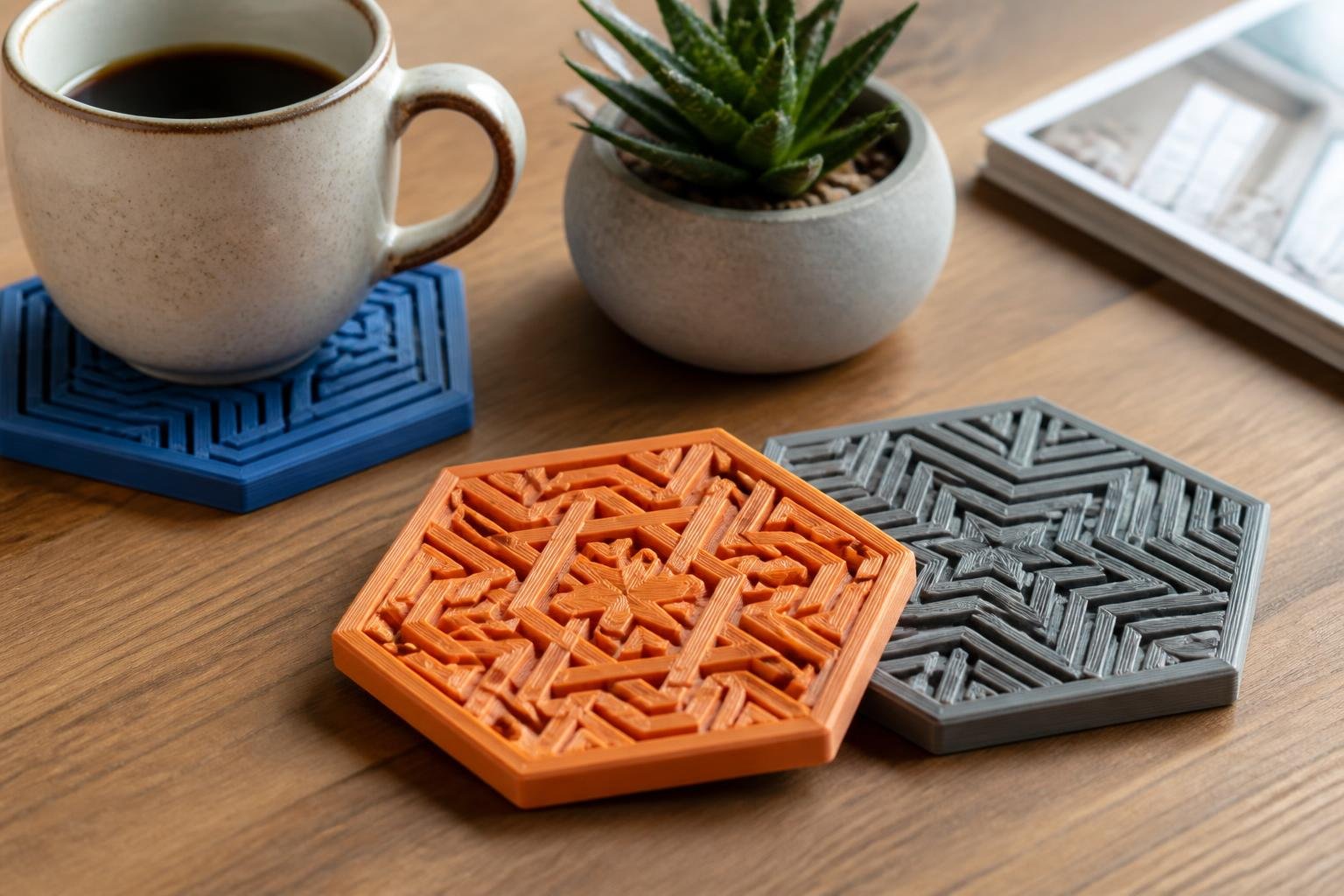 3D Printed Coasters