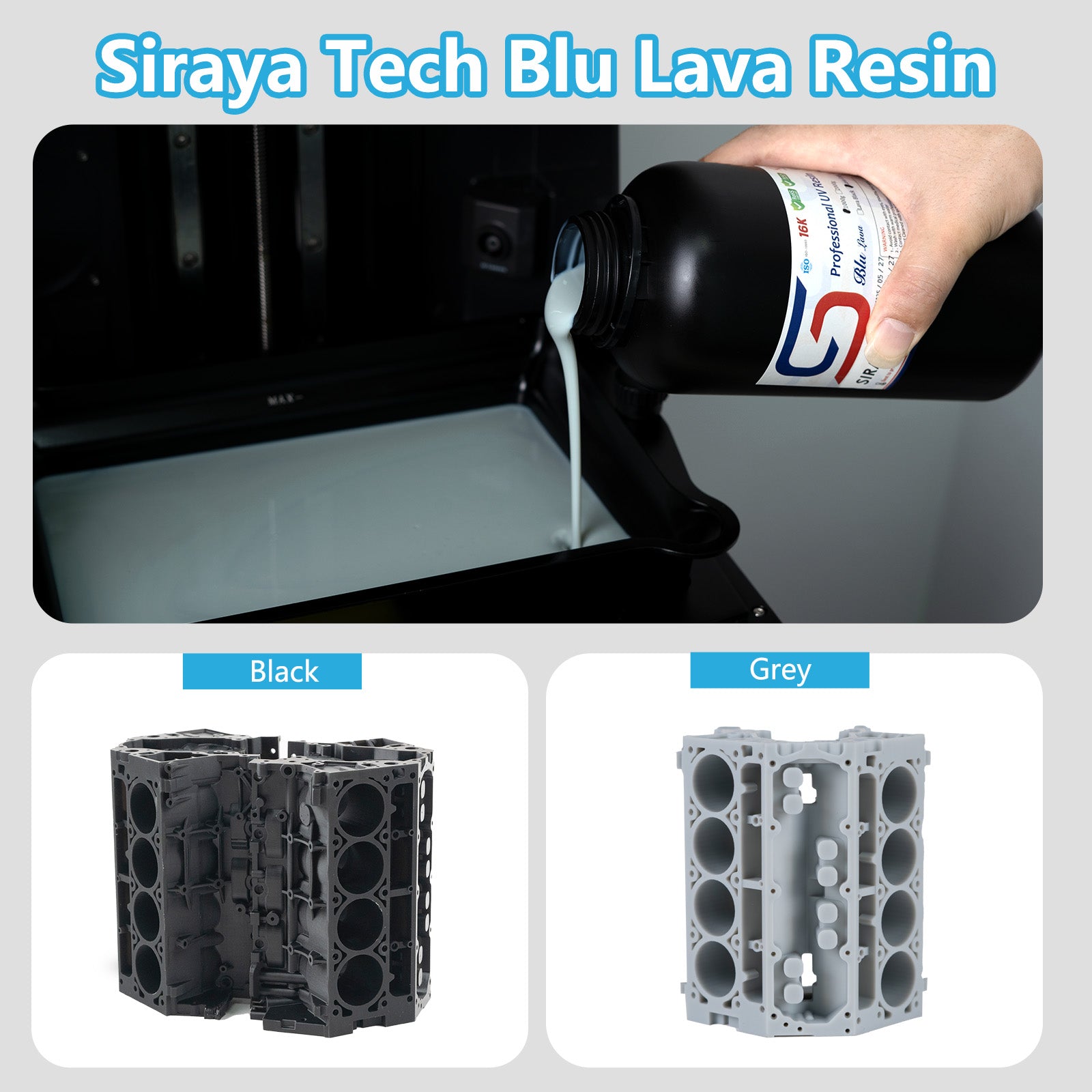 Blu Lava - PC-Like strength Tough Resin