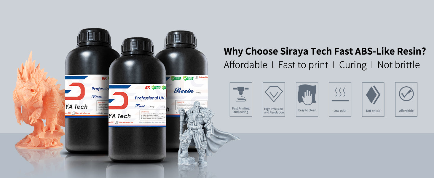 siraya tech 3d abs like resin / UV curing resin / photosensitive resin/ photopolymer resin / 