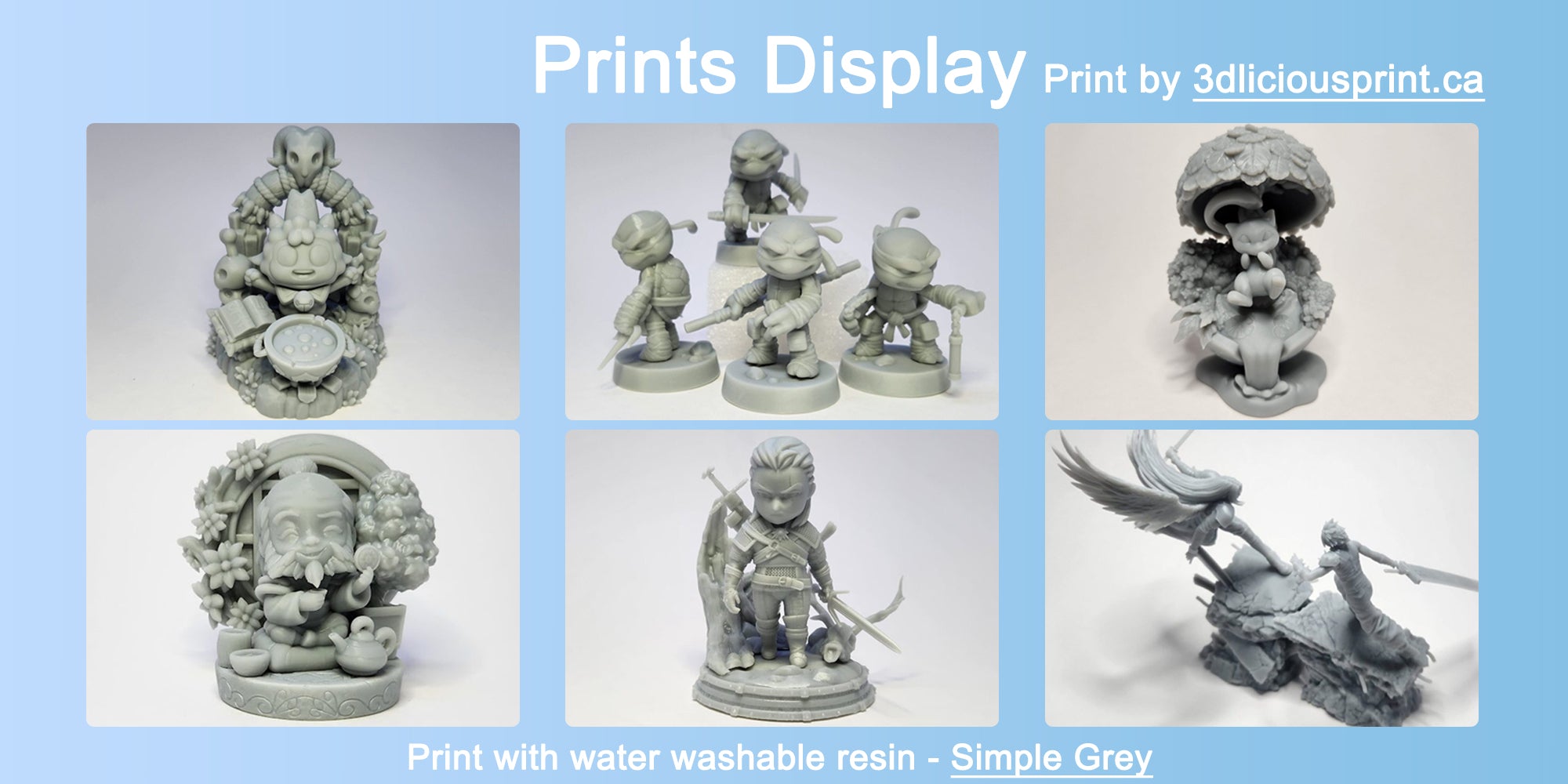 water washable resin simple Grey 3d printing resin
